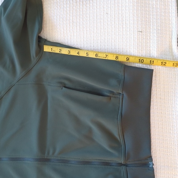 Lululemon Wunder Train Track Jacket *Twill Dark Forest - Size 8 - Picture 15 of 16